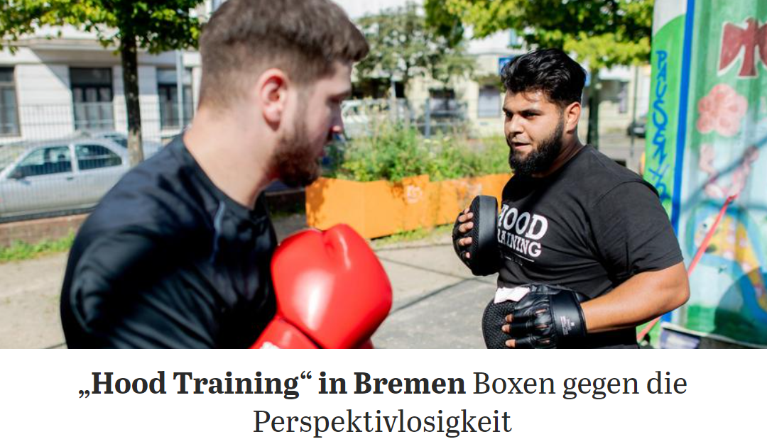 Tagesspiegel | „Hood Training“ in Bremen: Boxen gegen die Perspektivlosigkeit