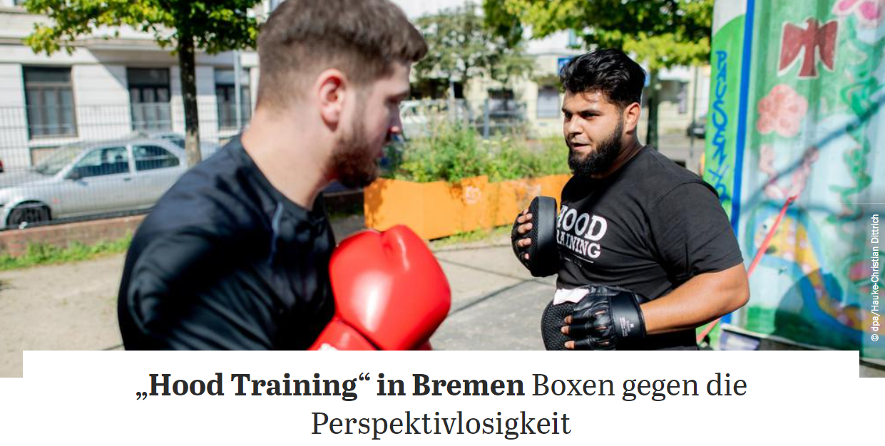 Tagesspiegel | „Hood Training“ in Bremen: Boxen gegen die Perspektivlosigkeit
